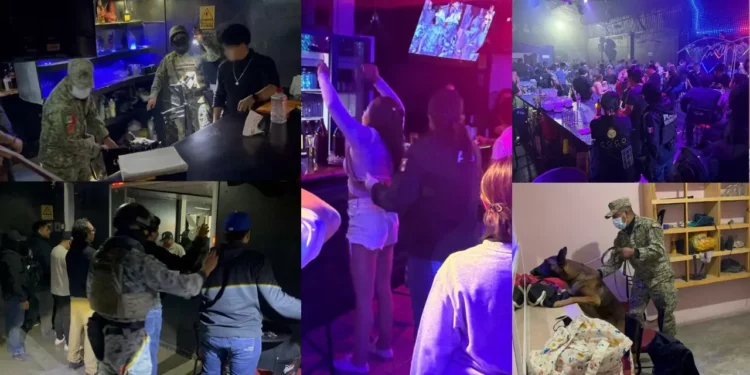 Operativo nocturno en Huajuapan de león deja dos detenidos en bares y centros nocturnos