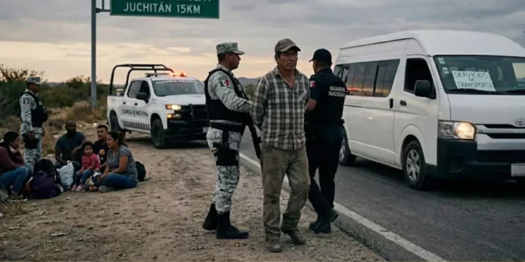 Detienen y condenan a conductor por tráfico de personas