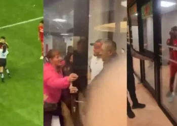 VIDEO | ¡Bronca en el Azteca! América y Toluca cierran partido entre empujones, expulsiones y tensión en túneles