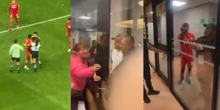 VIDEO | ¡Bronca en el Azteca! América y Toluca cierran partido entre empujones, expulsiones y tensión en túneles