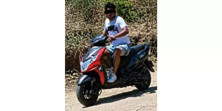 ¡Robo de motoneta en Atzompa queda grabado! Un sujeto fue captado huyendo con el vehículo