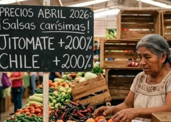 El aumento en el precio del jitomate y el chile encarece la preparación de alimentos básicos en los hogares mexicanos. Fotos: IA