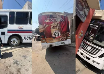 ¡Camión sin control se estrella contra vivienda en Oaxaca! Denuncian posibles fallas mecánicas y riesgo a pasajeros