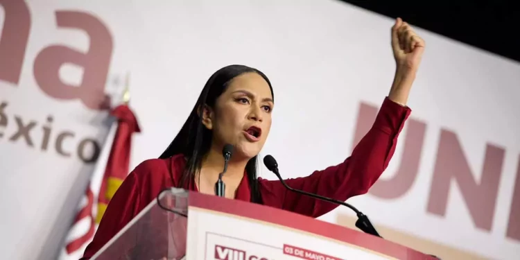 Foto: Morena // Ariadna Montiel, la nueva lideresa con el reto de limpiar el cochinero morenista.