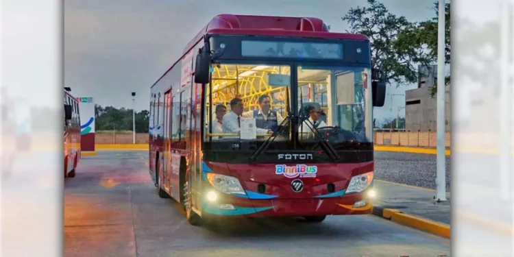 Foto: Gobierno de Oaxaca // El servicio de BinniBus, con claroscuros
