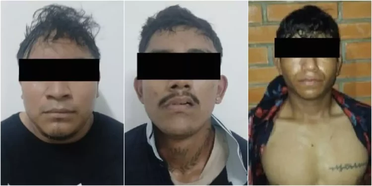 Los tres presuntos secuestradores fueron capturados en flagrancia gracias al patrullaje estratégico de la Policía Estatal sobre la carretera Tuxtepec–Loma Bonita.