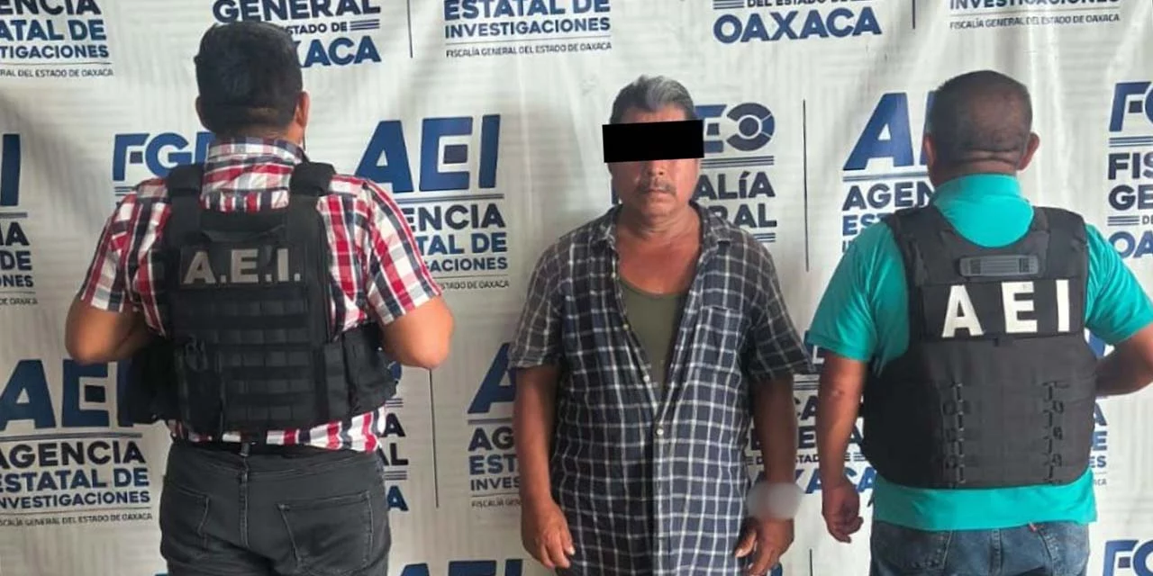 O.A.M. fue capturado mediante una orden de aprehensión ejecutada por agentes de la AEI.