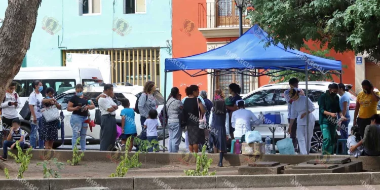 Foto: Archivo El Imparcial // Puesto de vacunación contra la influenza.
