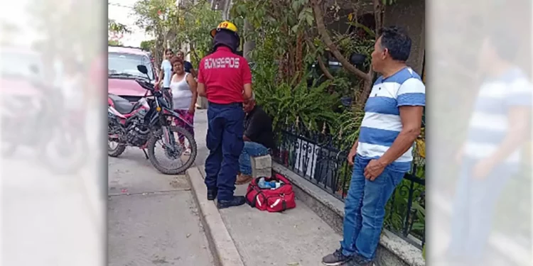 El ciclista sufrió contusiones craneales tras perder el equilibrio por el presunto consumo de alcohol.
