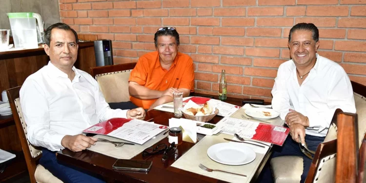 Foto: Rubén Morales // Oswaldo García Jarquín, Fabián Díaz Navarro y José Cruz Urbieta.