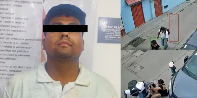 ¡Video de agresión sexual a mujer desata furia en Oaxaca! Vecinos someten al sospechoso y es entregado a la FGEO