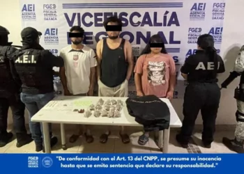 Cateo en Zimatlán deja tres detenidos y drogas aseguradas en operativo de inteligencia