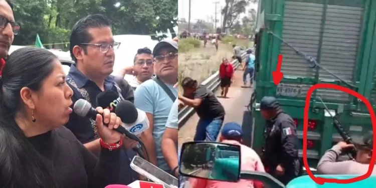 VIDEO | Tiroteo en bloqueo magisterial en Mitla desata caos y cruce de acusaciones