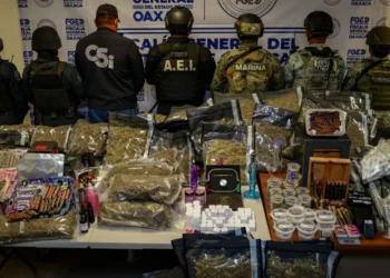 Catean supuesta “tienda cannábica” en el centro de Oaxaca; hallan drogas sintéticas y productos de lujo