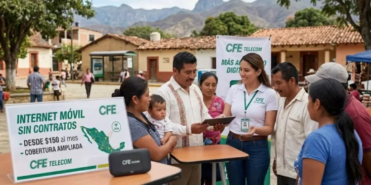 CFE lanza internet móvil desde 150 pesos: promete cobertura sin contratos forzosos y más acceso digital