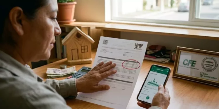 CFE llama a entender el recibo de luz: una herramienta clave para controlar el consumo y evitar sobrecostos