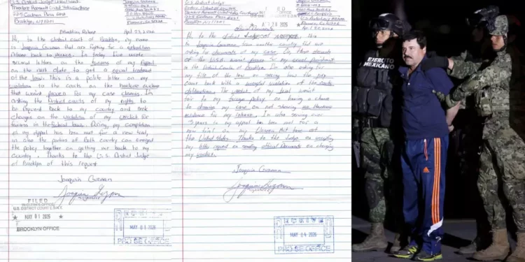 “El Chapo” insiste: Desde prisión en EE.UU. pide ser extraditado a México y cuestiona su juicio