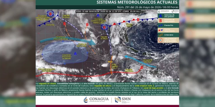 Oaxaca en alerta por lluvias intensas, vientos y actividad eléctrica; prevén tormentas por la tarde