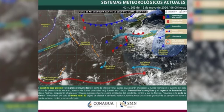 Oaxaca mantiene alerta por tormentas y altas temperaturas pese al debilitamiento del frente frío 50