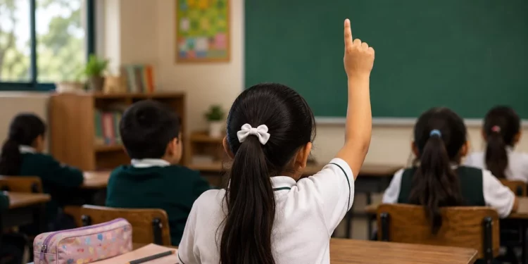 Foto: IA // SCJN da luz verde a nuevo sistema de evaluación escolar.