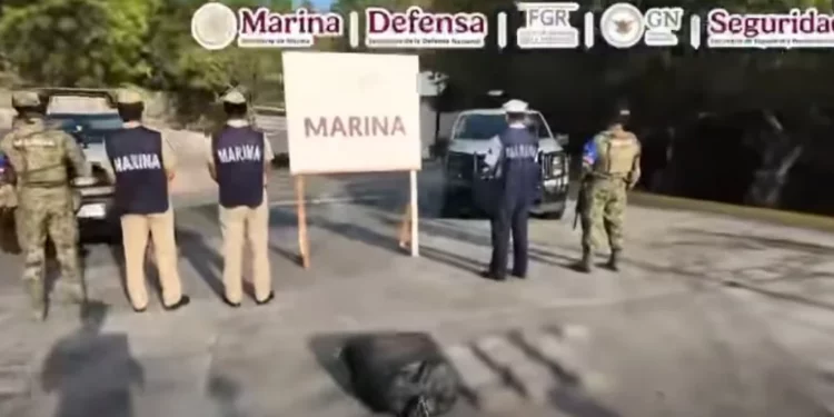 VIDEO | Aseguran 13 paquetes de cocaína frente a costas de Oaxaca en operativo marítimo
