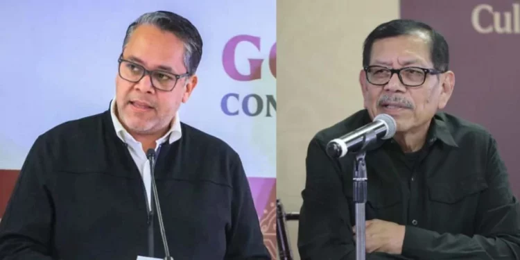 Enrique Díaz Vega, exsecretario de Finanzas, y Gerardo Mérida Sánchez, extitular de Seguridad Pública.