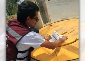 Foto: Conagua // El pozo ilegal para la extracción de agua.