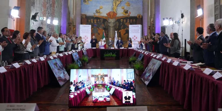 Foto: Agencias // El primer cónclave de la SEP con responsables del sistema educativo en cada una de las 32 entidades federativas.