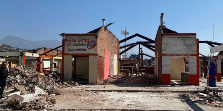 Foto: Gobierno de Oaxaca // En el papel, la remodelación ya está concluida, en la realidad aún se trabaja.