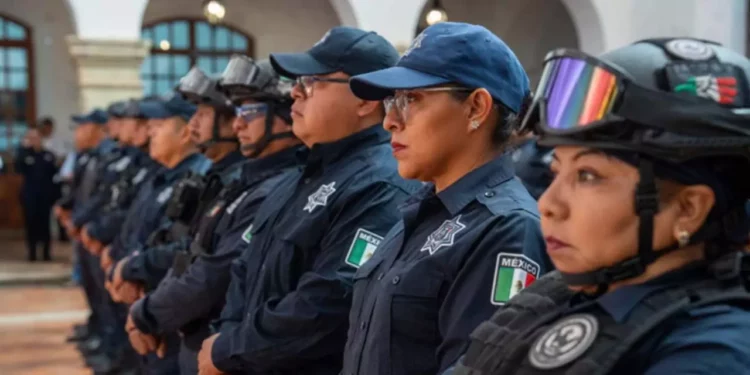 Foto: Municipio de Oaxaca de Juárez // Este año se pretende certificar a 95 policías municipales.