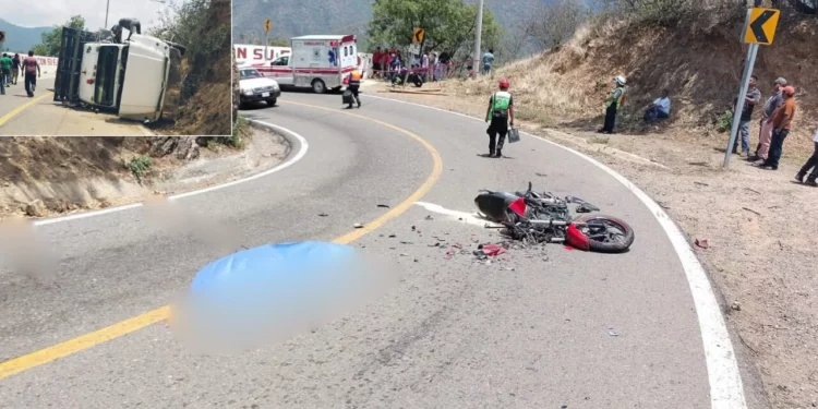 ¡Fatal accidente en la 175! Motociclista de 15 años muere tras violento impacto con camión