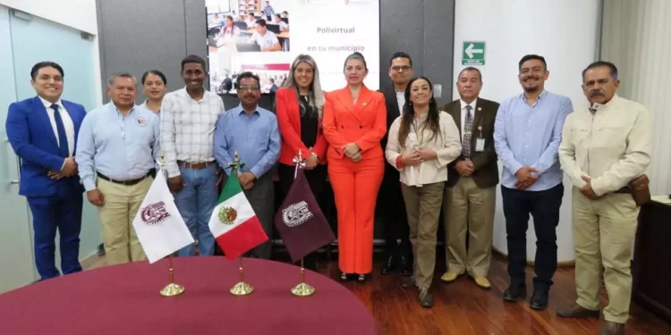 Foto: cortesía // Firma del convenio entre el Corredor Interoceánico y el IPN.