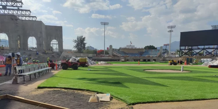 Estadio Yu’Va a contrarreloj: Se inaugura en una semana con el juego entre Guerreros y Conspiradores