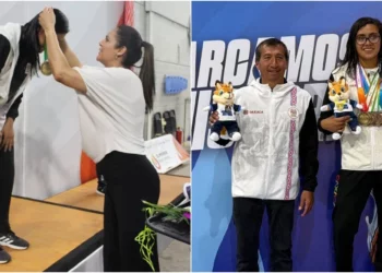 Sahara Monroy logró cuatro medallas, una de ellas de oro.