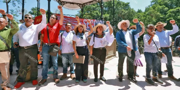 Foto: Adrián Gaytán // La Sección 22 cuenta con un calendario alternativo que fija el 7 de julio como el cierre del periodo de clases.