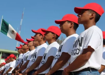 Foto: Defensa // Los cadetes del Servicio Militar Nacional que ayer rindieron protesta.