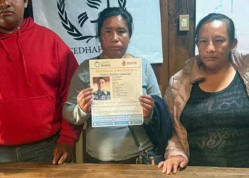 Foto: redes sociales // Los familiares de Pablo Osorio que exigen la presentación con vida del oaxaqueño.
