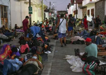 Los migrantes han denunciado que durante su trayecto por Chiapas han sido perseguidos por agentes del INM.