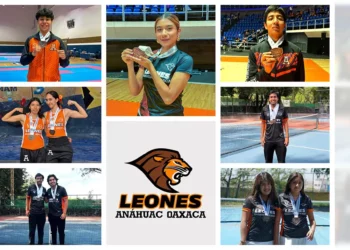 Leones Anáhuac Oaxaca en el medallero nacional de la ANUIES 2026