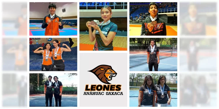 Leones Anáhuac Oaxaca en el medallero nacional de la ANUIES 2026