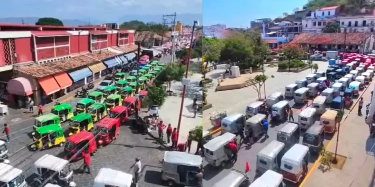 Mototaxistas estallan en Tehuantepec: acusan “pirataje” y señalan respaldo político a nuevas unidades