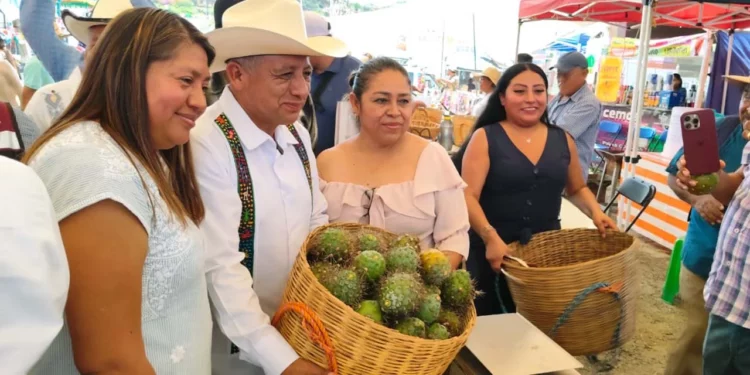 Más de cien familias participaron ofreciendo pitayas frescas y productos derivados elaborados artesanalmente.