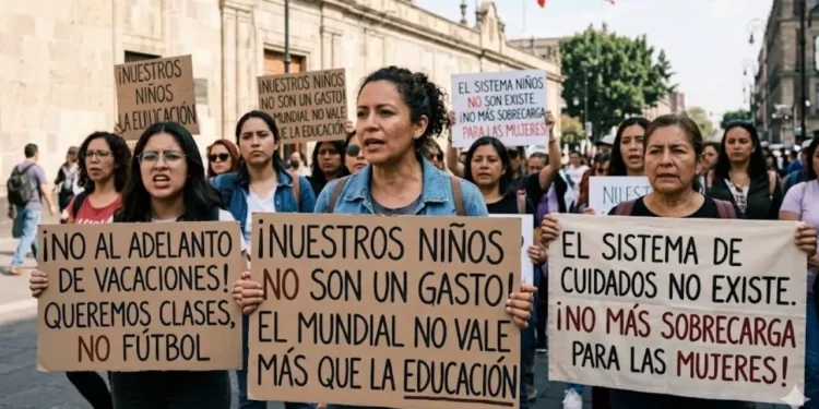 “El Mundial no puede valer más que la educación”: mujeres rechazan adelanto de vacaciones escolares