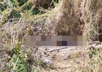 Peritos procesaron el área donde fue localizado el cuerpo calcinado de José Ignacio S. R.