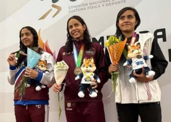 Sahara Monroy sumó su tercera medalla de Olimpiada Nacional.
