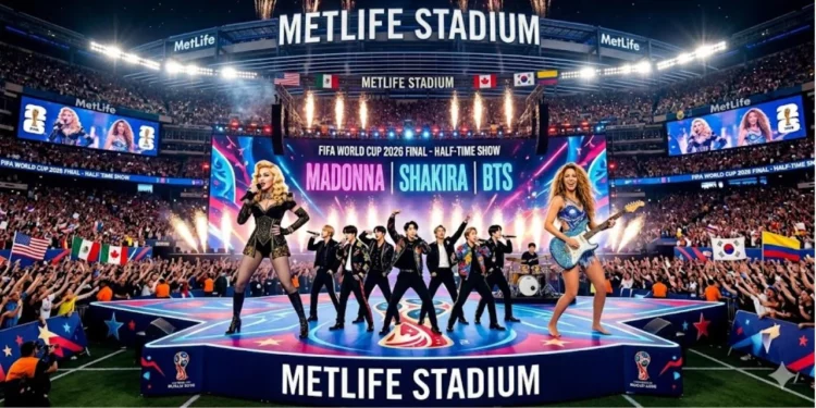 Madonna, Shakira y BTS encabezarán el primer show de medio tiempo en la Final del Mundial 2026