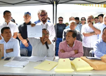 Foto: Rubén Morales // Exigieron la nulidad del proceso y una elección limpia y transparente.