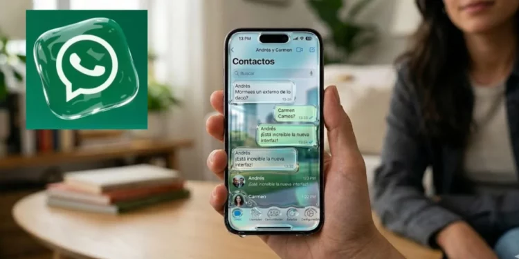 WhatsApp estrena “Liquid Glass” en iPhone: Cómo activar el nuevo diseño estilo cristal
