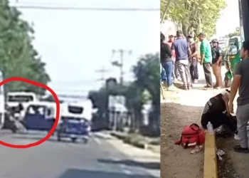VIDEO | Mototaxi imprudente desata brutal choque en carretera a Atzompa; motociclista termina gravemente herido