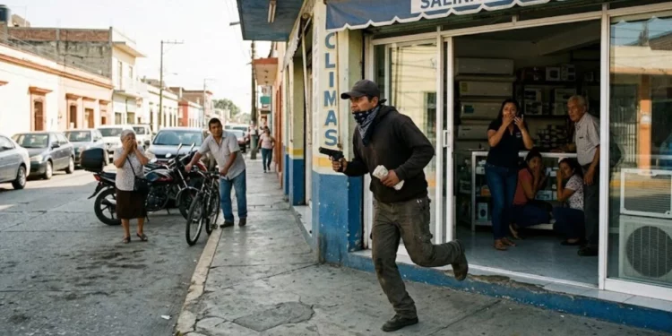 Asalto armado a plena luz del día en Salina Cruz: ladrones arrasan con 100 mil pesos en negocio de climas